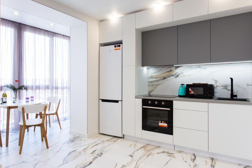 Kitchen or kitchenette, Dining area, minibar, pet friendly, stove