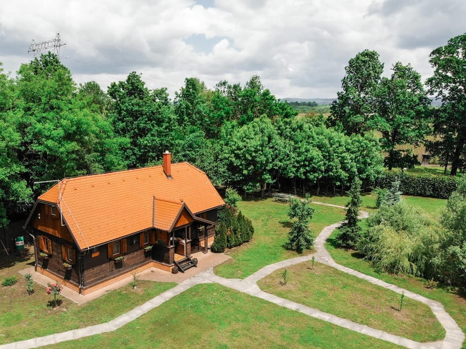 Property building, Spring, Day, Natural landscape, Bird's eye view, Garden, Garden view