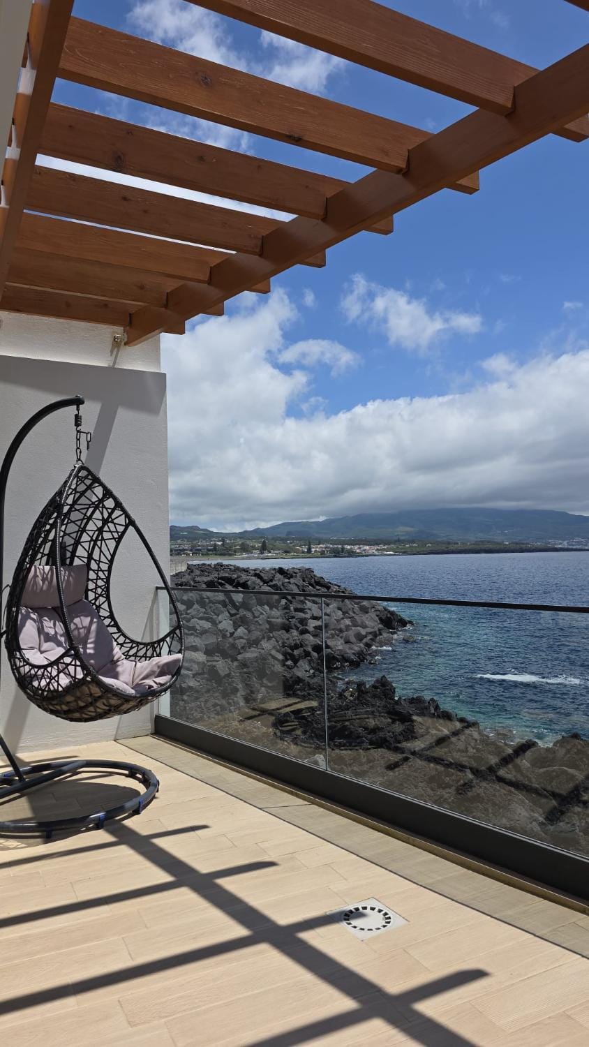 Natural landscape, View (from property/room), Balcony/Terrace, Sea view