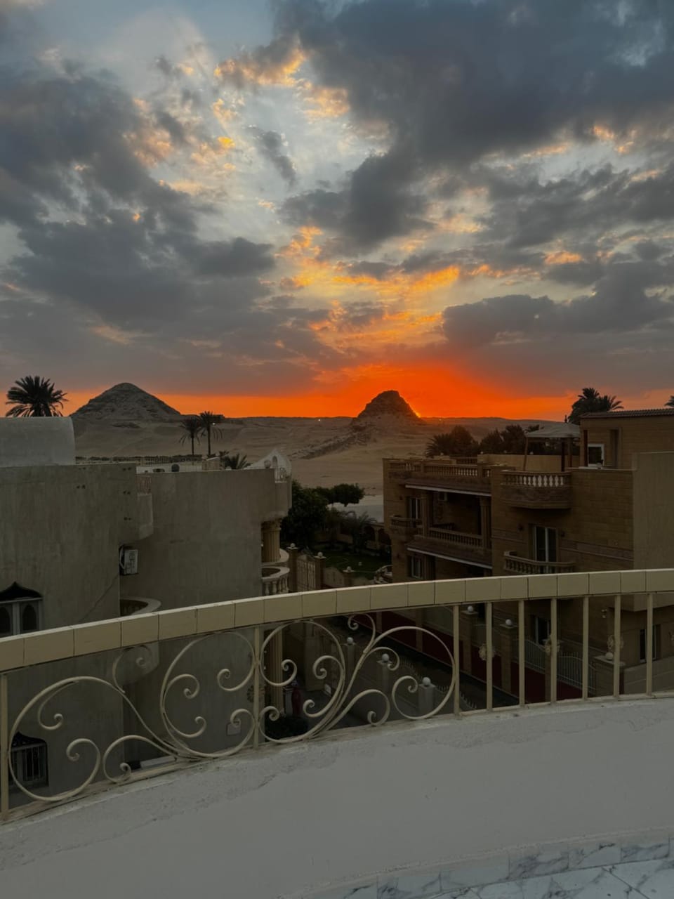 Natural landscape, Balcony/Terrace, Sea view, Sunset