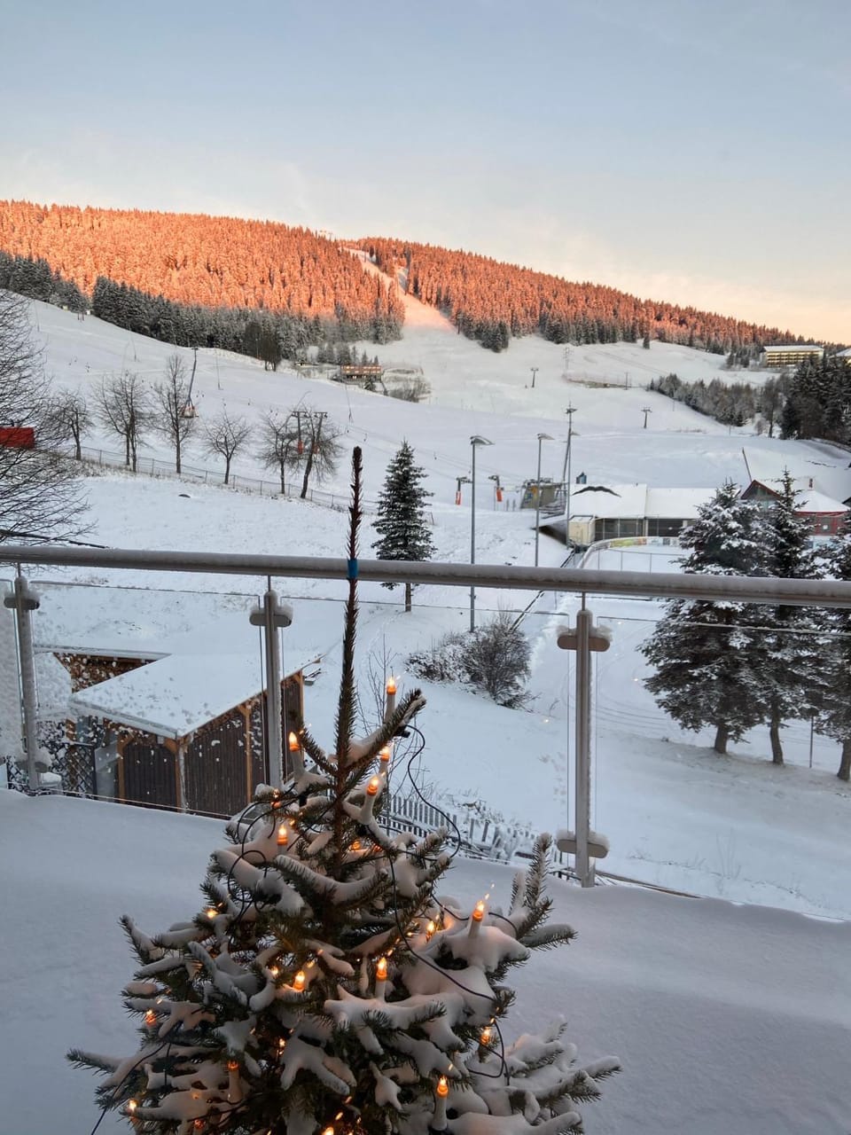 Natural landscape, Winter, Mountain view