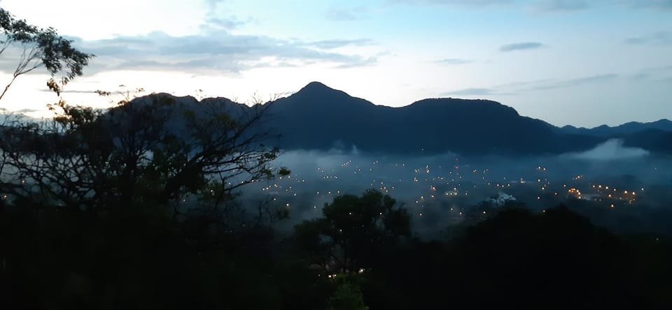 Mountain view, Sunset