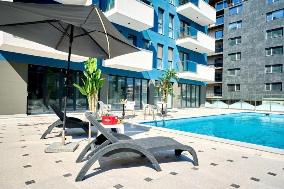 Day, View (from property/room), Beach, Pool view, Swimming pool