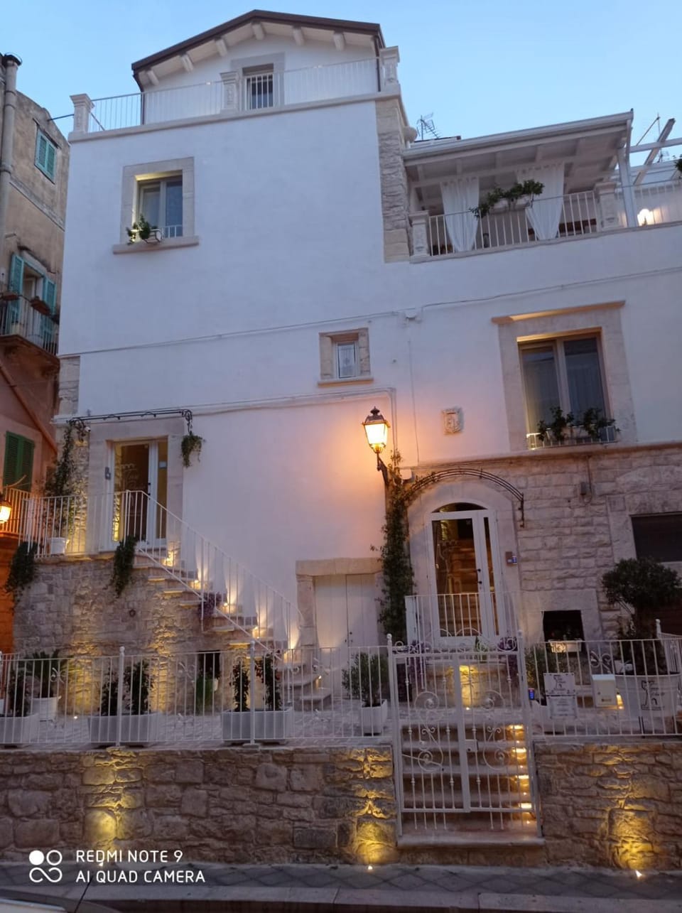 Property building, Sunset