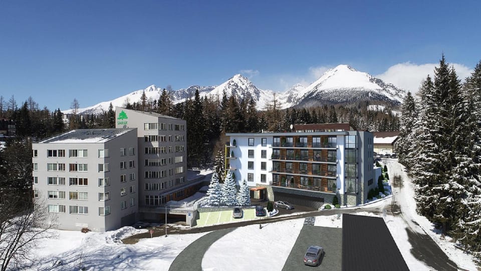 Property building, Neighbourhood, Winter