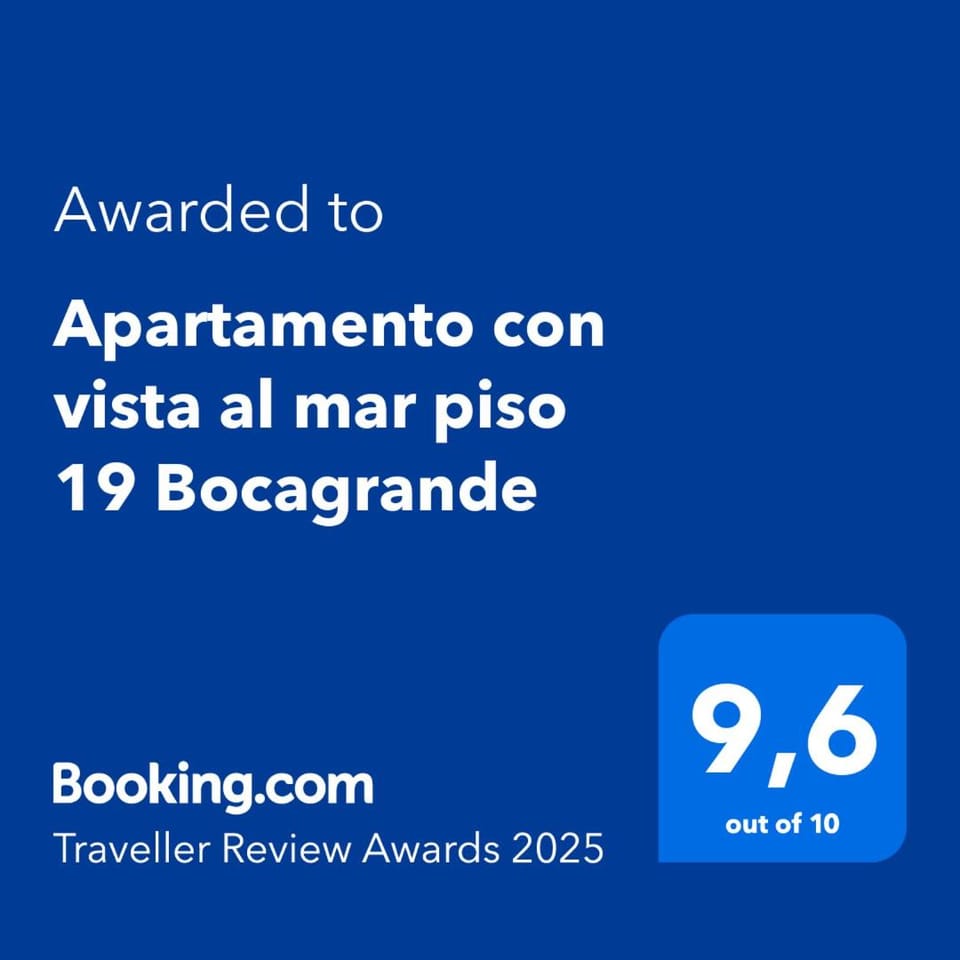 Apartamento con vista al mar piso 19 Bocagrande Apartment in Cartagena