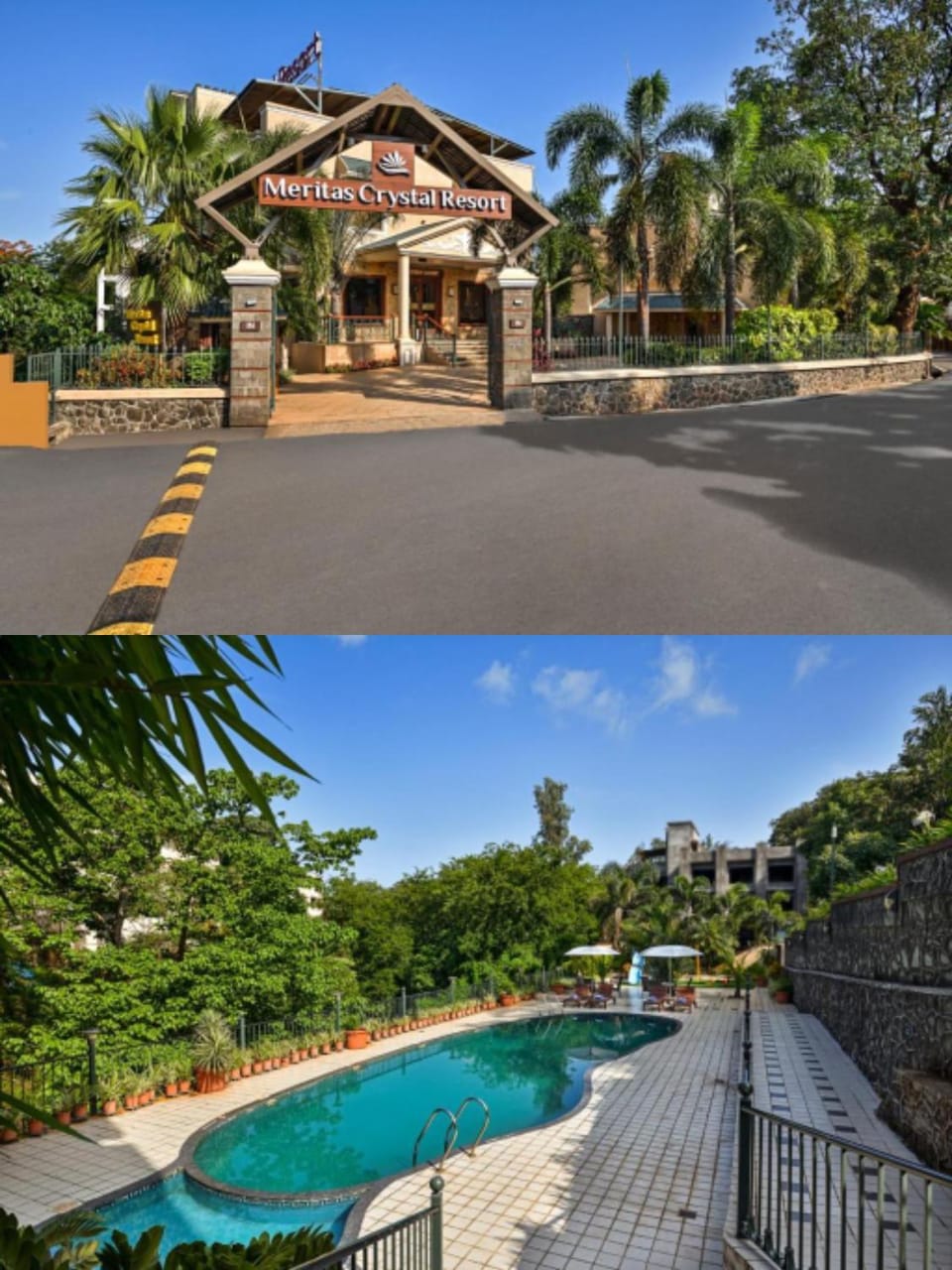 Facade/entrance, Swimming pool