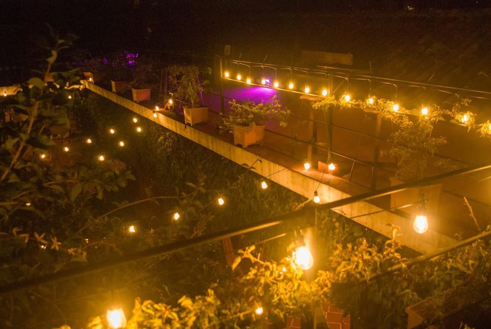 Night, Garden, Balcony/Terrace, Balcony/Terrace, Garden view