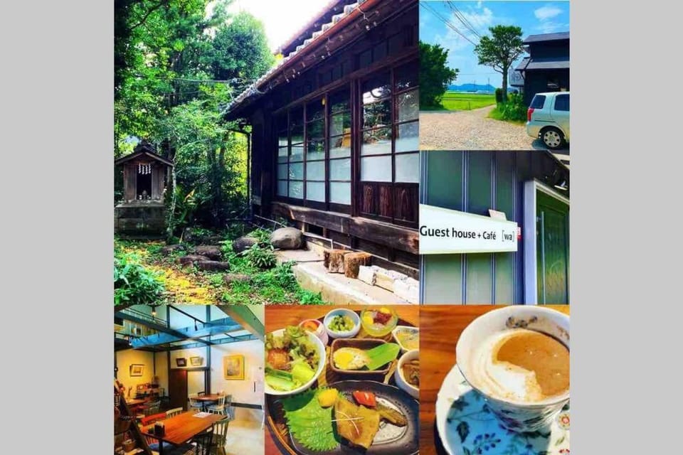 ゲストハウス+カフェわ　１日１組限定！ 築１００年の農家の古民家で宿泊体験、薪でお風呂沸かせます。焚き火もできます。 House in Shizuoka Prefecture