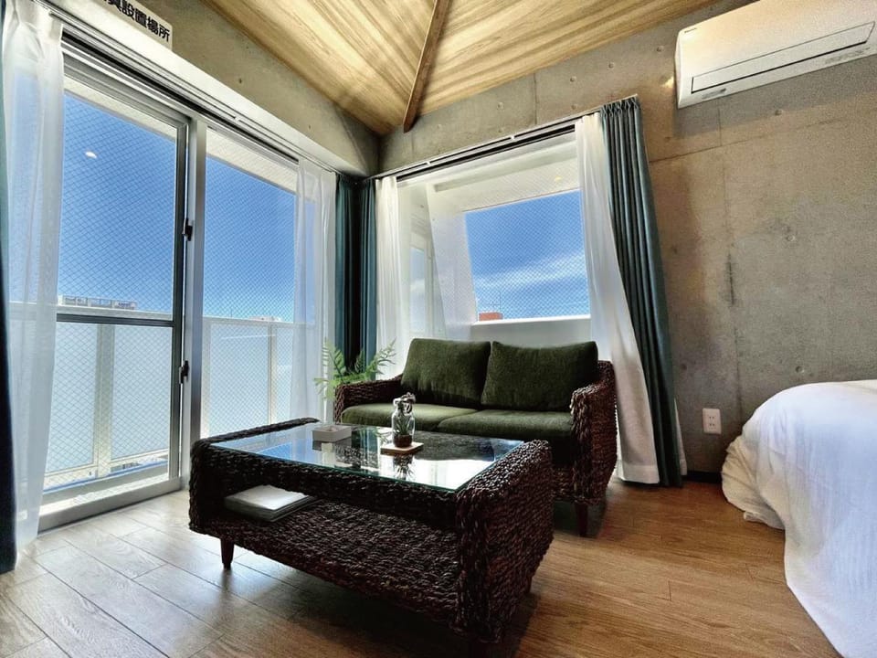 Living room, air conditioner