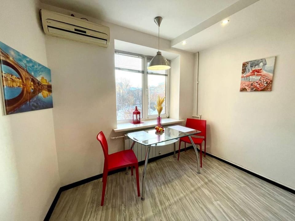 Dining area, air conditioner
