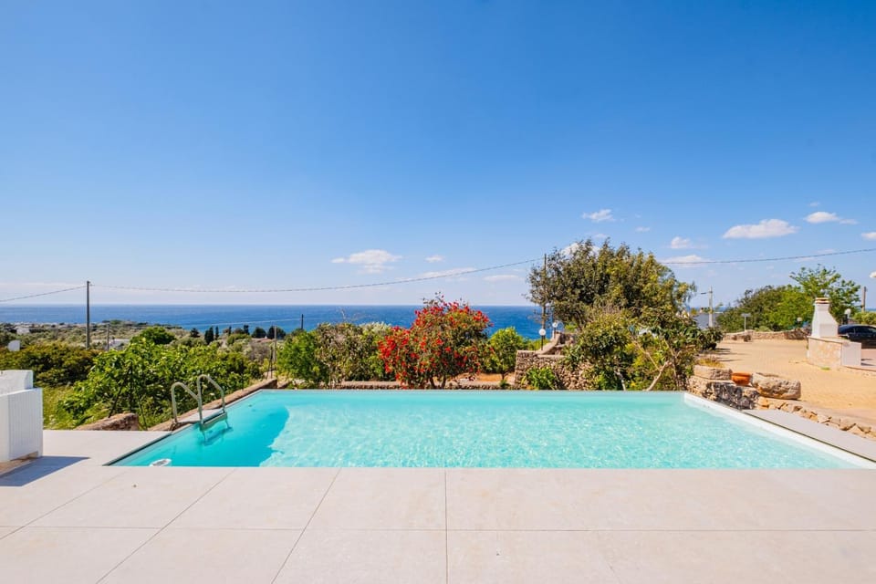 Day, Sea view, Swimming pool, sunbed