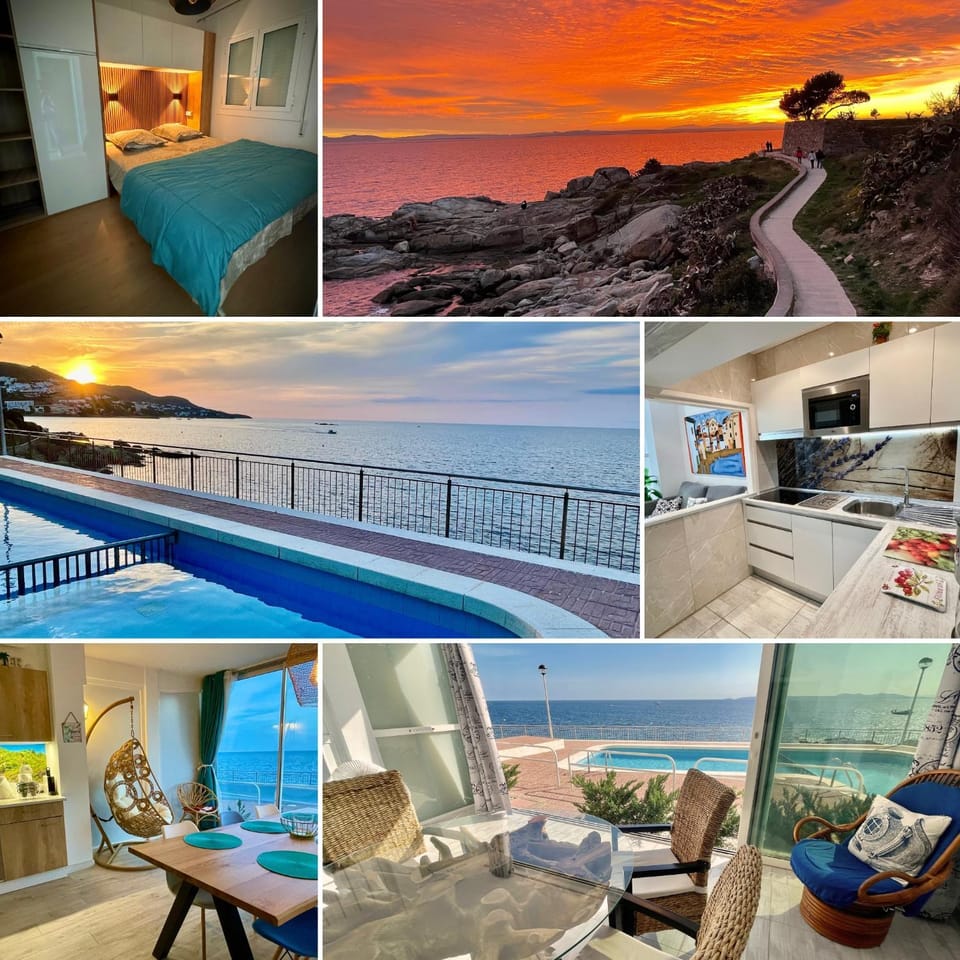 Magnifique appartement en front de mer, Caneylles Apartment in Roses