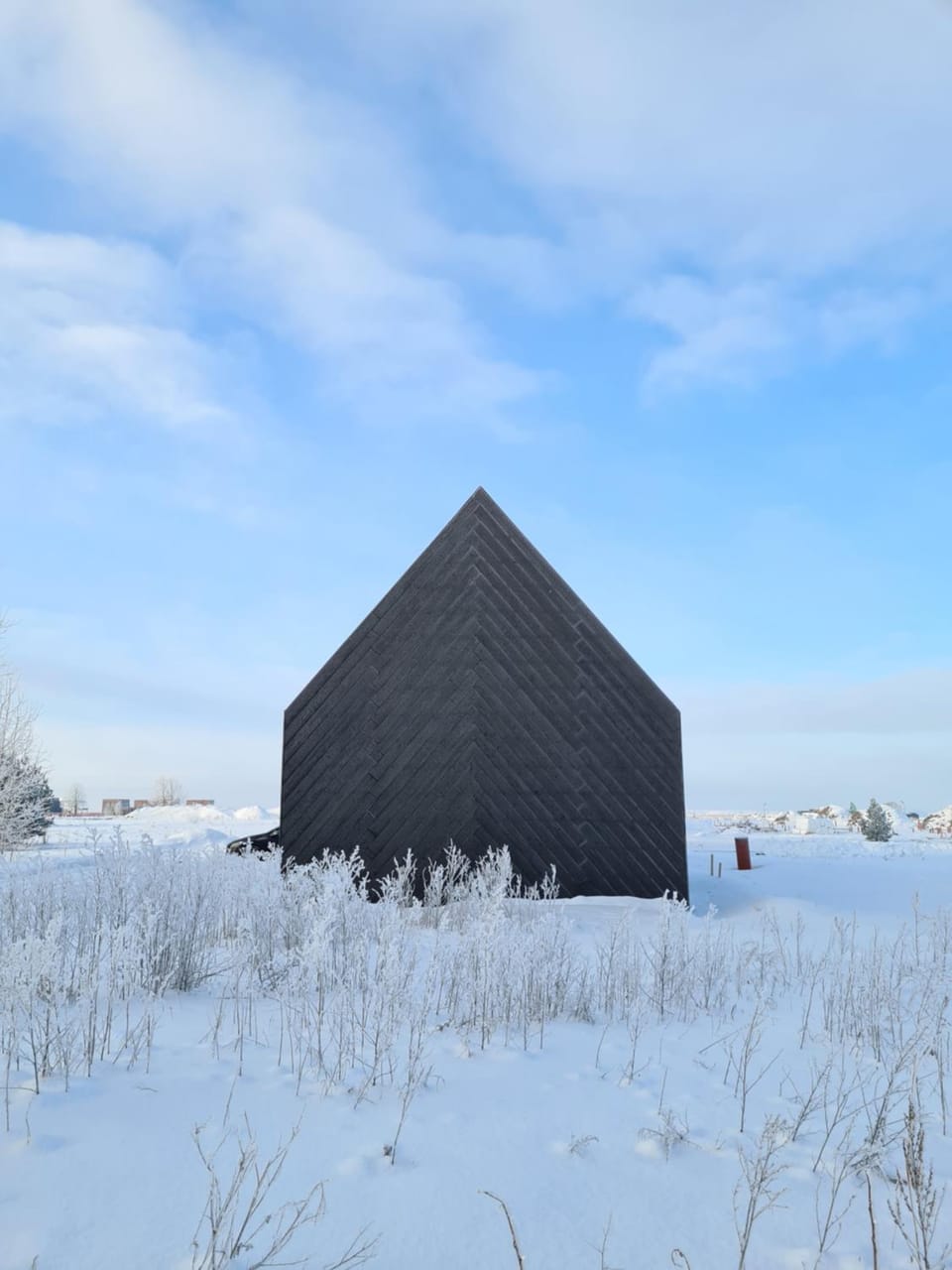 Property building, Natural landscape, Winter