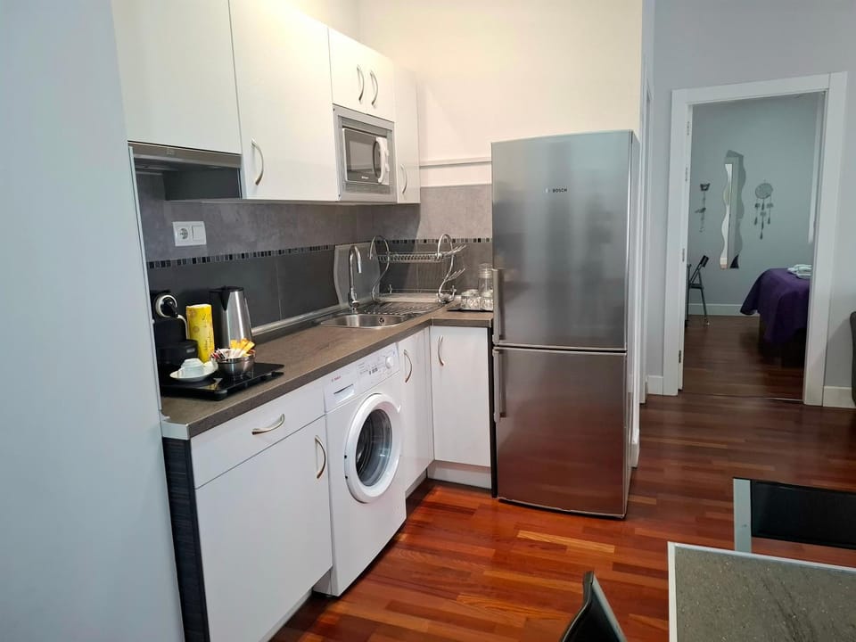 stove, toaster, washing machine