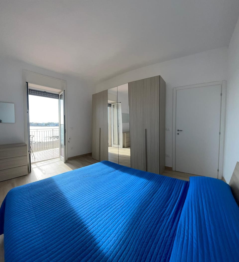 Bed, View (from property/room), Photo of the whole room, Bedroom, Sea view, wardrobe