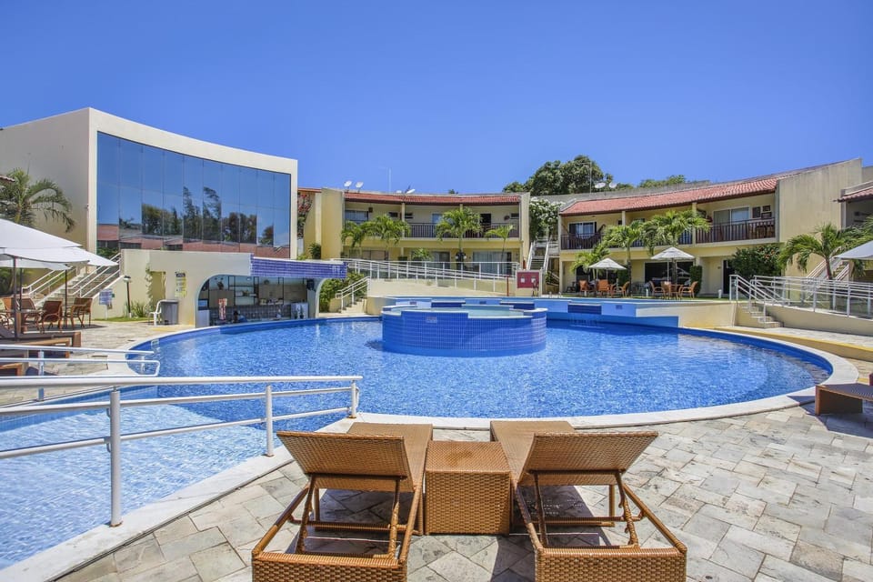 Pool view, sunbed
