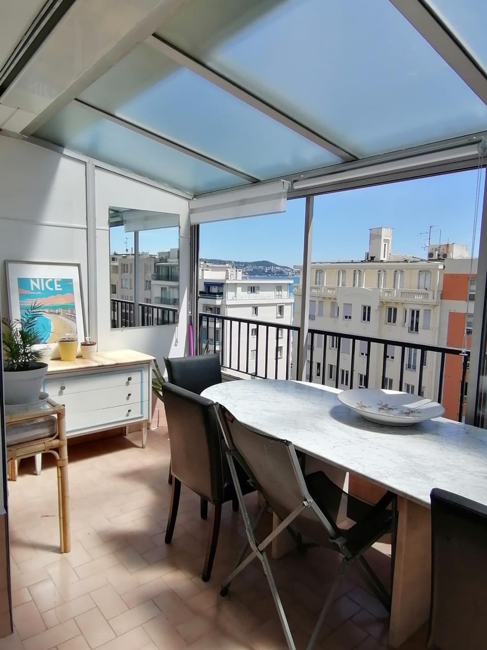 View (from property/room), Balcony/Terrace, Seating area, Dining area