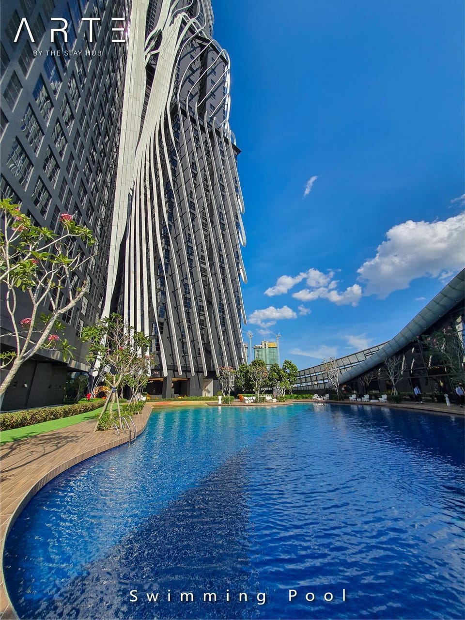 Property building, City view, Pool view, Swimming pool
