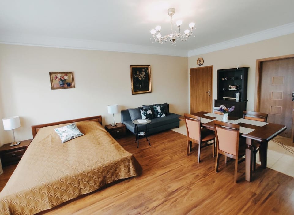 Bed, Seating area, Dining area