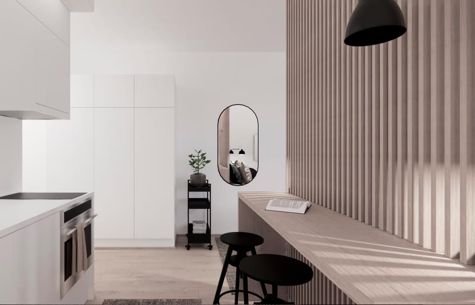 Kitchen or kitchenette