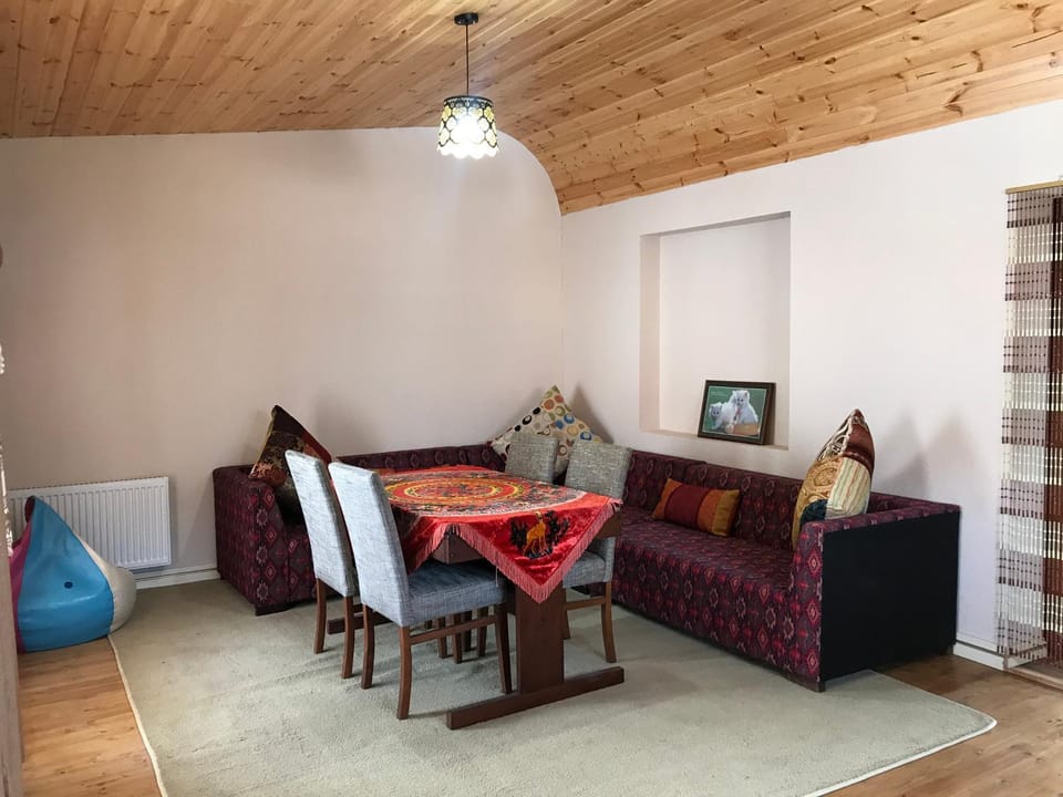 Living room, Seating area, Dining area