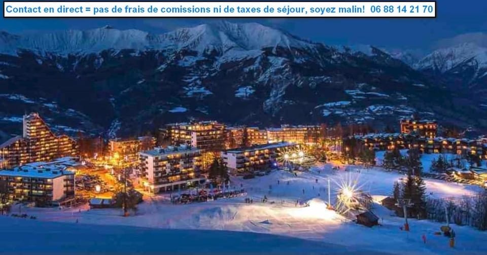 T2 PRALOUP 1600 bat Chanteclerc 6 personnes 36m2 avec chambre à part et 2 TV Apartment in Uvernet-Fours