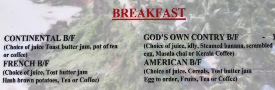 Breakfast