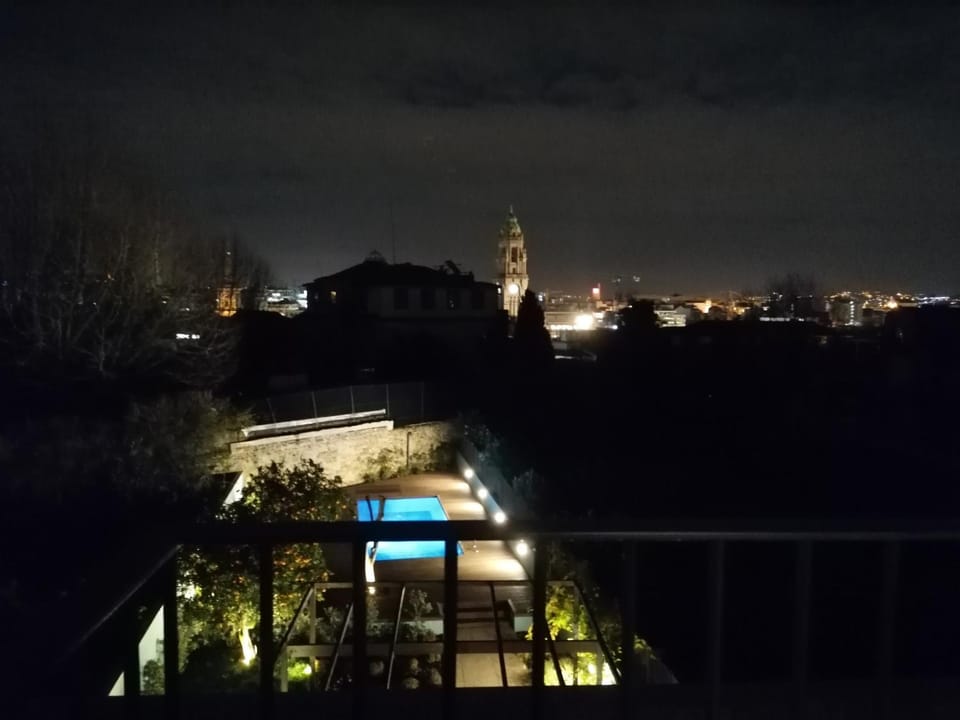 Night, City view, Landmark view, Swimming pool