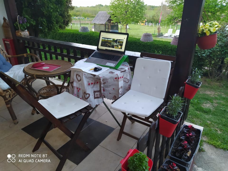 Garden, View (from property/room), Balcony/Terrace, Balcony/Terrace, Living room, Seating area, Garden view, sunbed