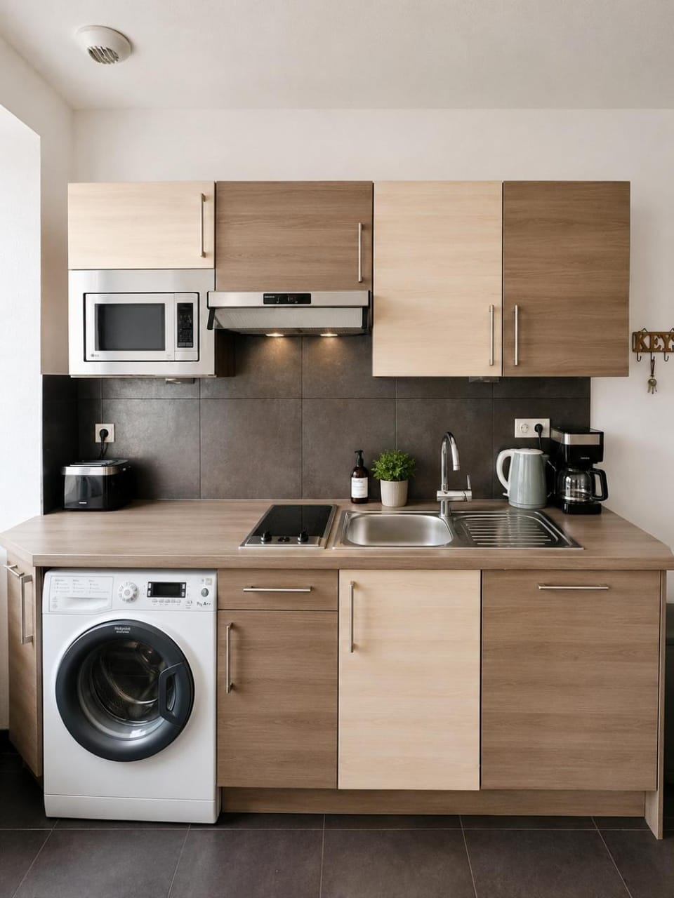 Coffee/tea facilities, Kitchen or kitchenette, pet friendly, stove, washing machine