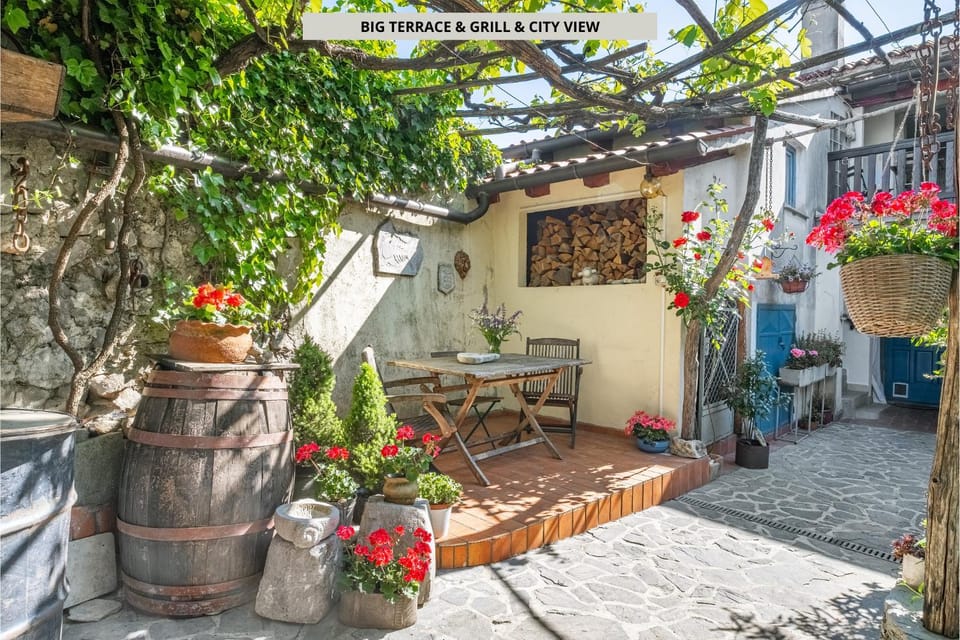 Property building, Patio, Day, View (from property/room), Balcony/Terrace, Garden view