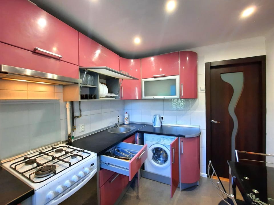 Coffee/tea facilities, Kitchen or kitchenette, minibar, oven, pet friendly, stove, washing machine, dryer