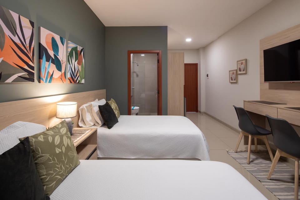 Bed, Photo of the whole room, Bedroom, hair dresser