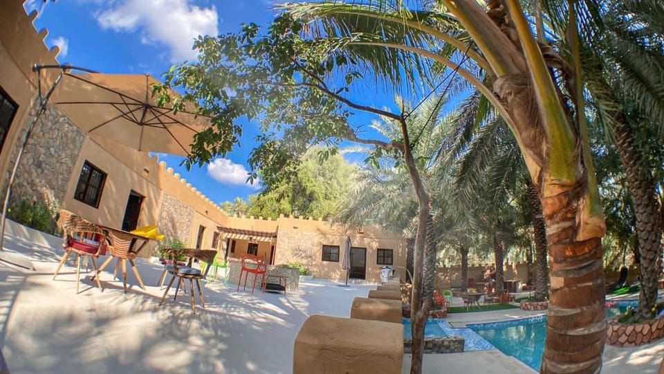 Property building, Pool view