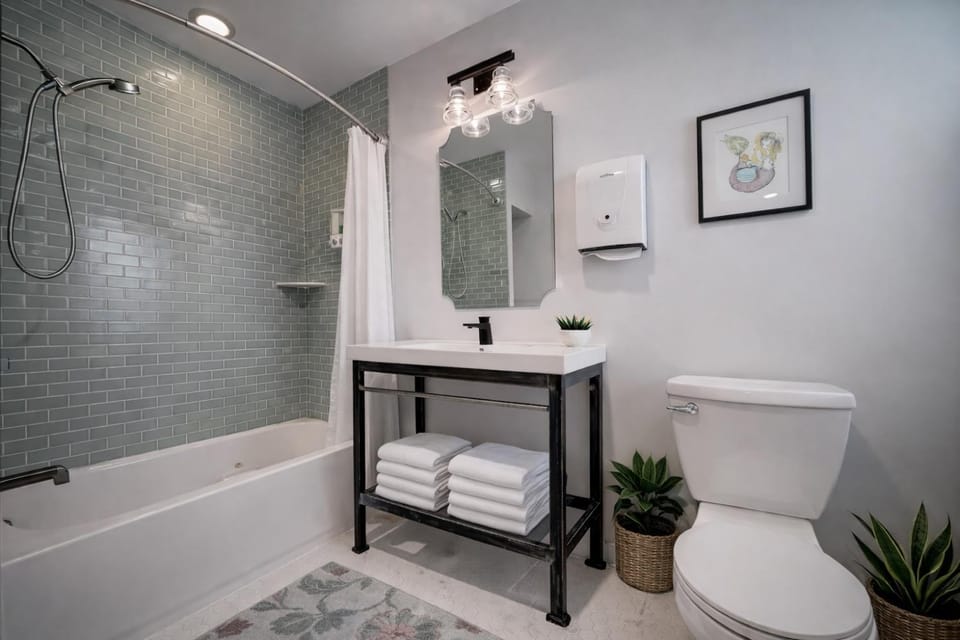 Shower, Toilet, Bathroom, Bath, towels