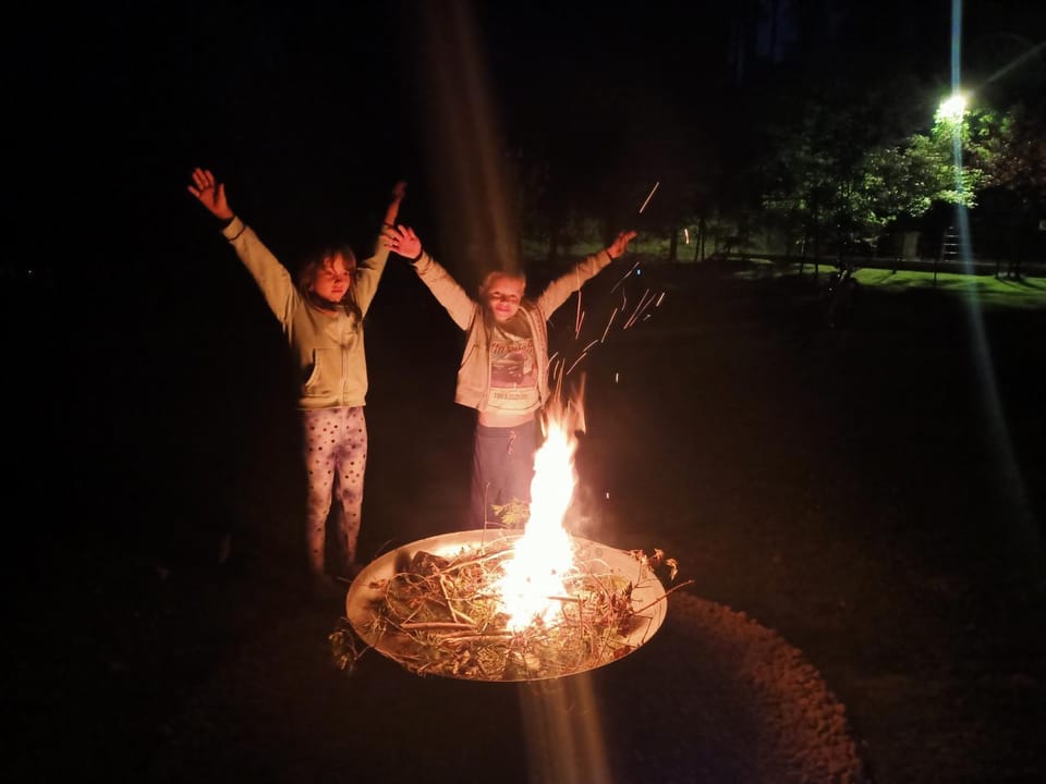 Night, People, Natural landscape, group of guests