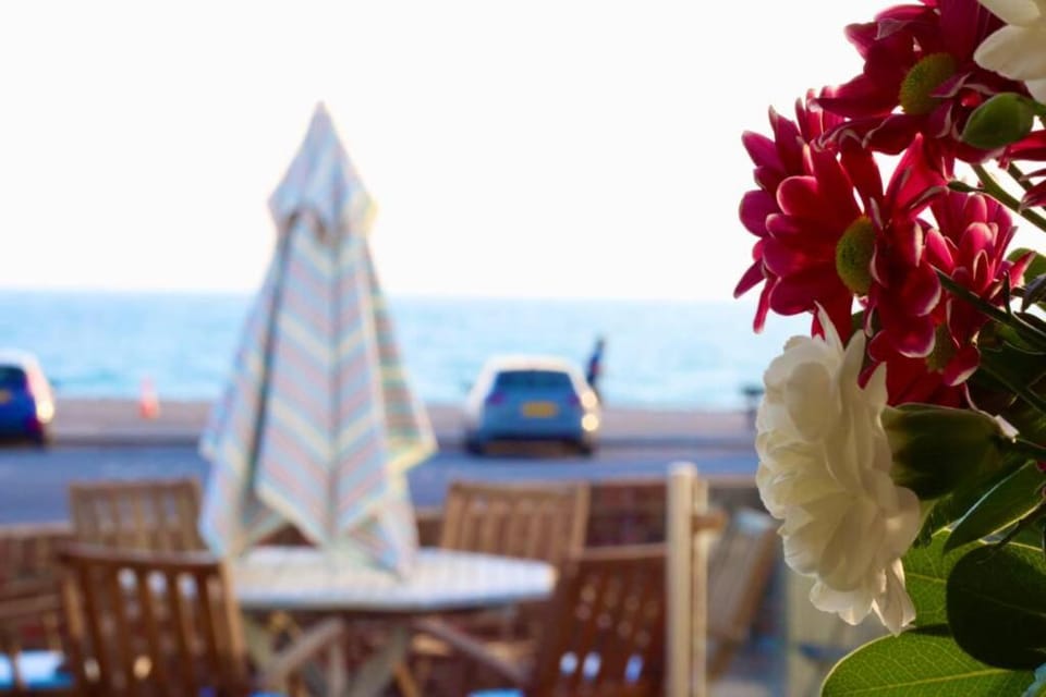 Natural landscape, Garden, Dining area, Garden view, Sea view