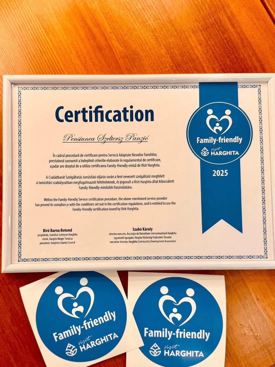 Certificate/Award