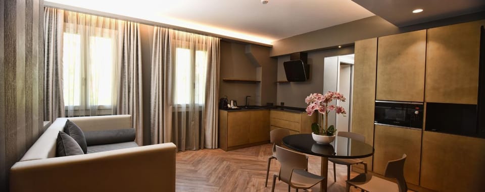 Kitchen or kitchenette, Living room, Decorative detail