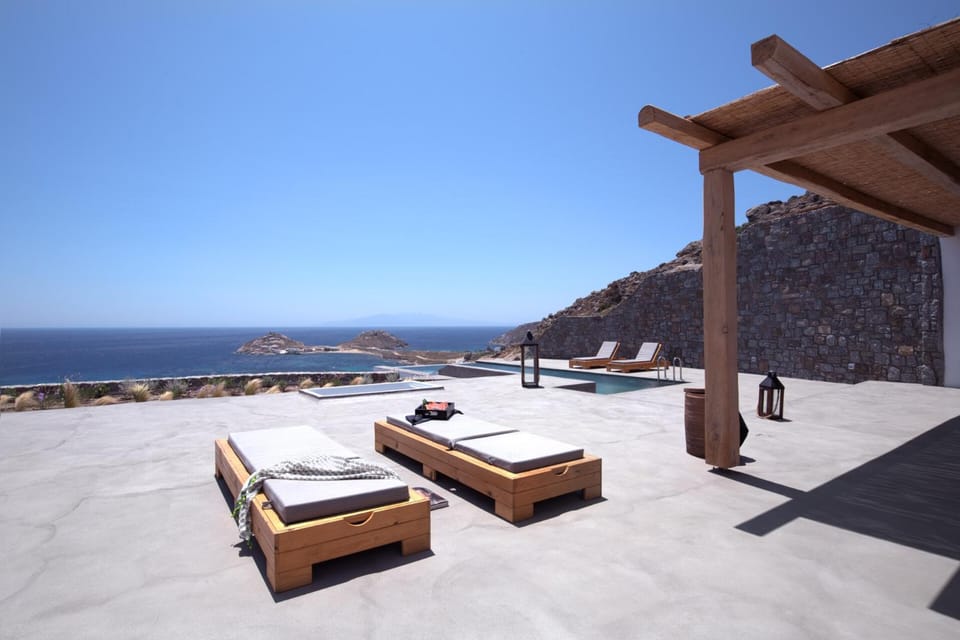 Patio, View (from property/room), Pool view, Sea view, Swimming pool