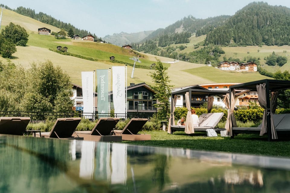 Mountain view, Swimming pool, Family