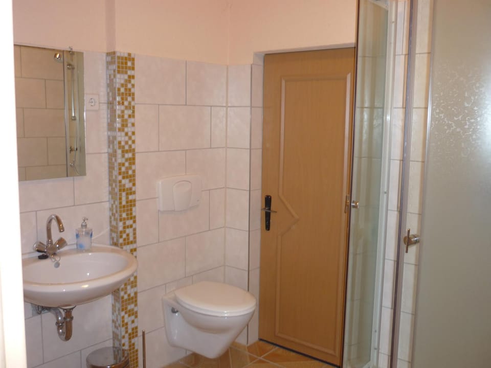 Shower, Toilet, Bathroom, towels