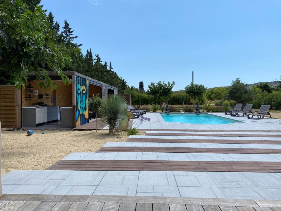 Swimming pool, Inner courtyard view