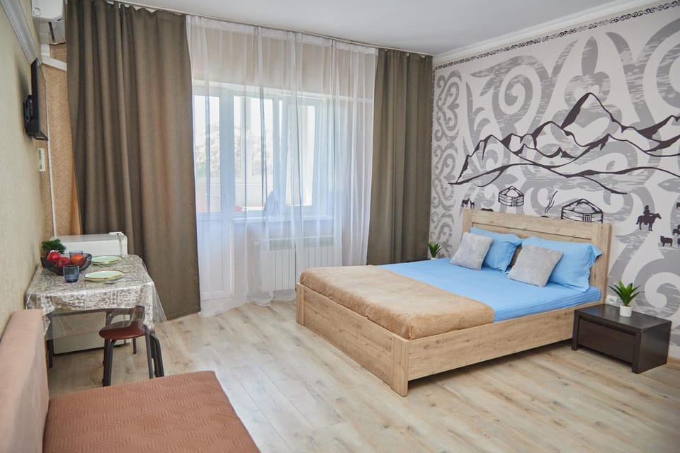 ЖК Радужный берег, апартаменты рядом с аэропортом РБ109 Apartment in Almaty