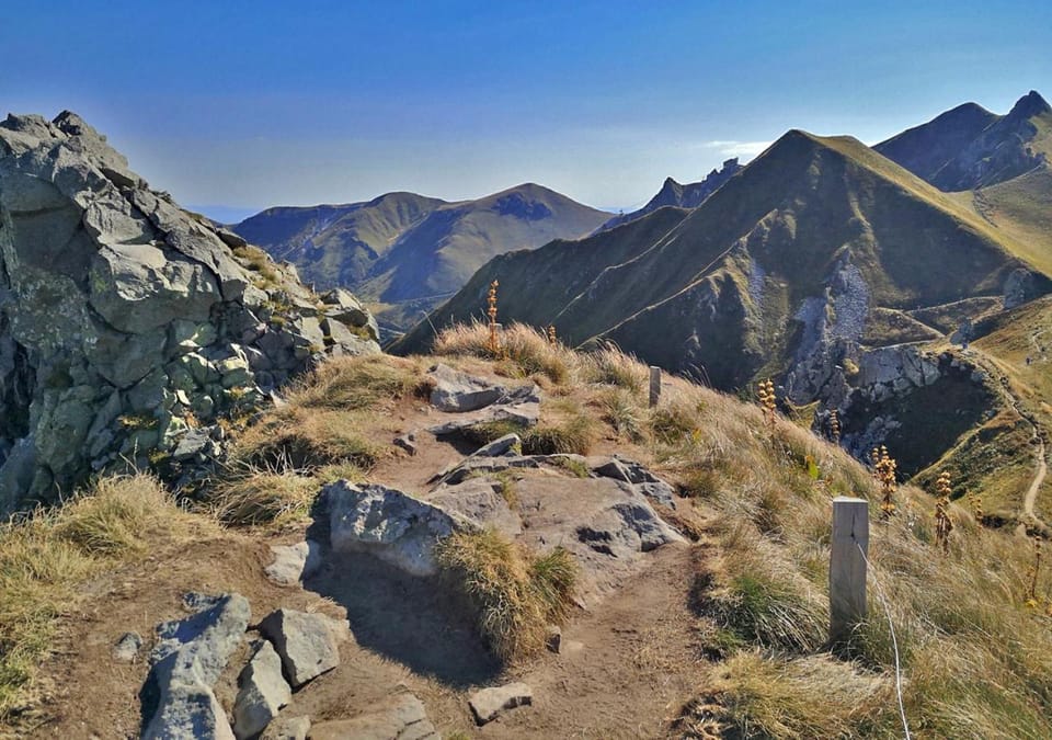Natural landscape, Hiking, Mountain view