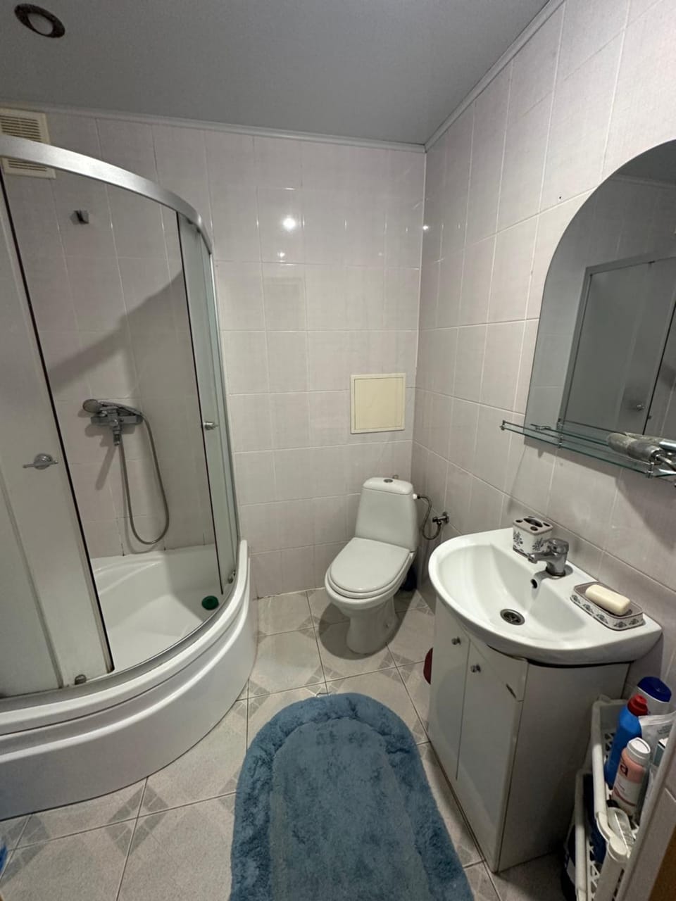 Shower, Toilet, towels