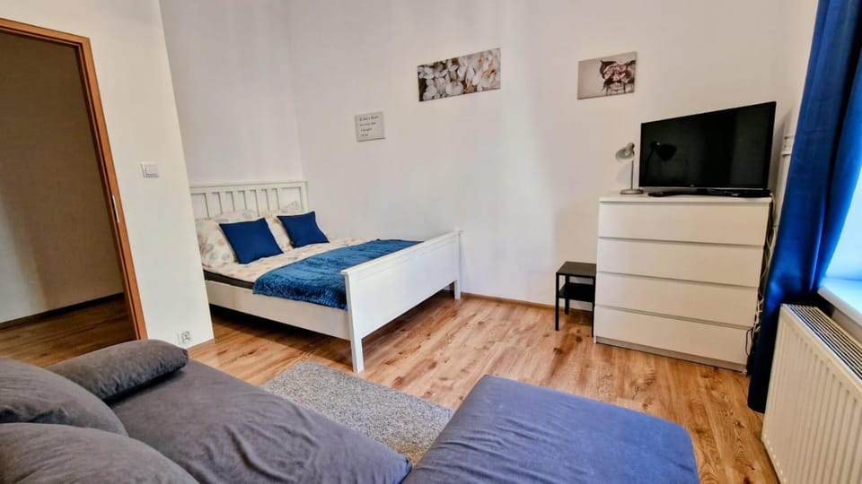 Bed, TV and multimedia, Photo of the whole room, Bedroom
