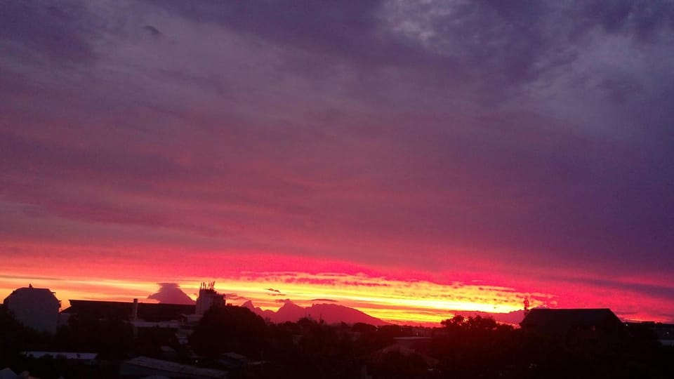 City view, Sea view, Sunset
