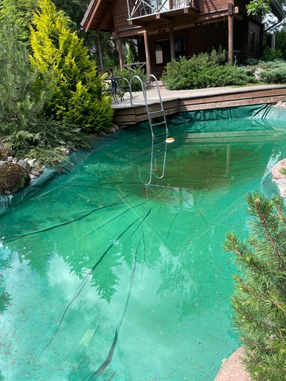 Rustic private Cabin in woods w/ Sauna & Pool Cabin in Vilnius